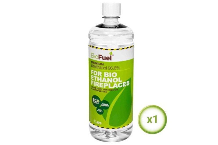 1L Bioethanol Fuel For Fireplaces & Burners