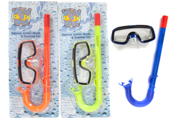 Deluxe Junior Mask and Snorkel Set