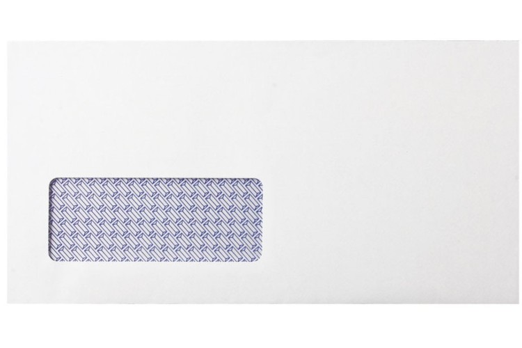 Q CONN ENV S/S DL LOW WDW 80G WHT PK1000